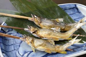 鮎の塩焼きの写真