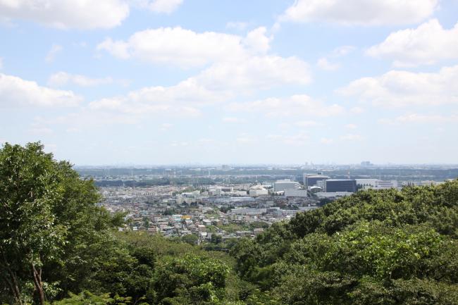 八菅山展望台の眺望の写真