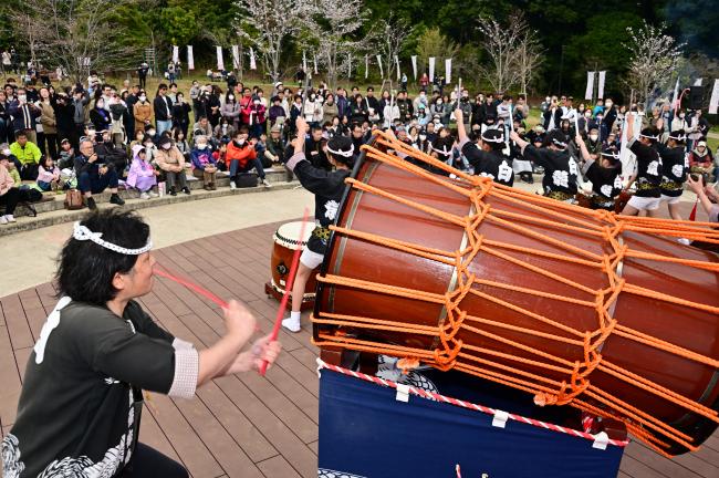 飯山白龍太鼓の写真