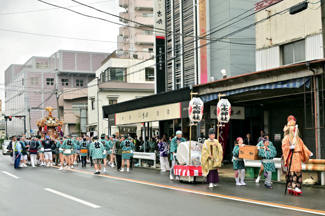 厚木神社のお祭りの写真
