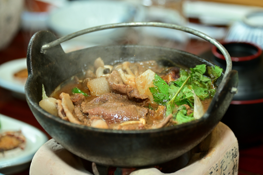 いのしし鍋の写真