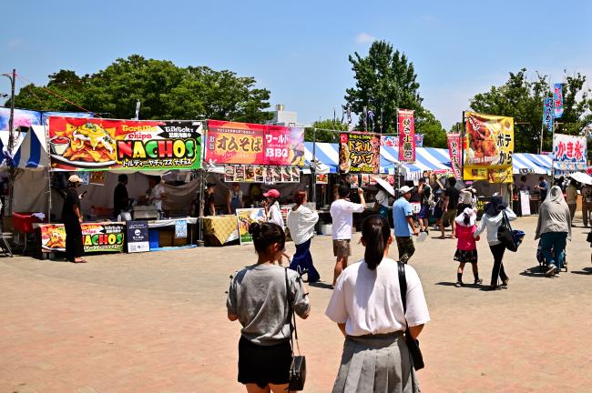 あつぎ鮎まつり市民出店村の写真