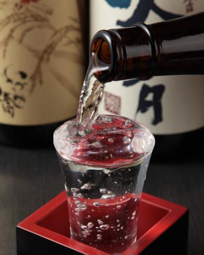 寿司居酒屋七福の地酒の写真
