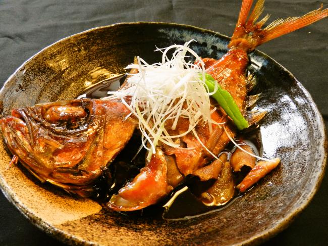 寿司居酒屋七福のキンメダイの煮付けの写真