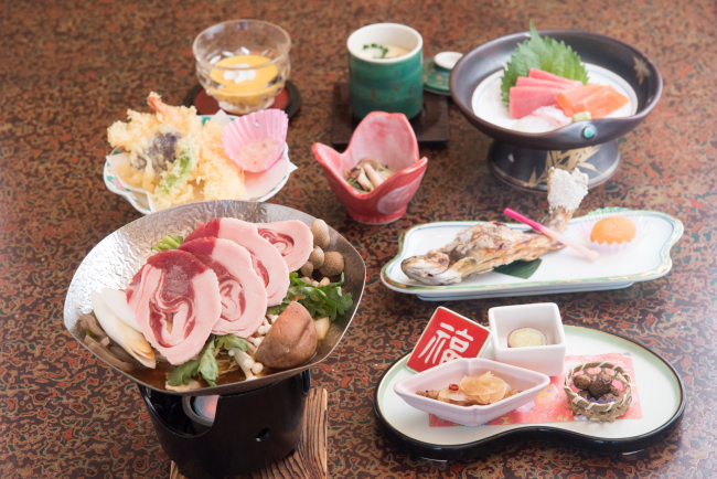 夕食の一例の画像