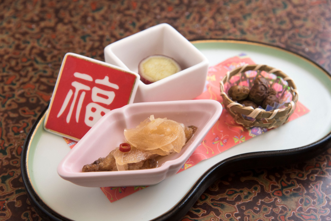 前菜三種の画像