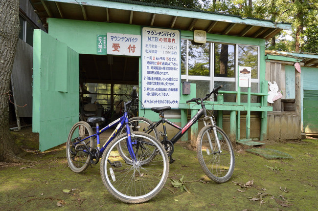 マウンテンバイクの受付の画像