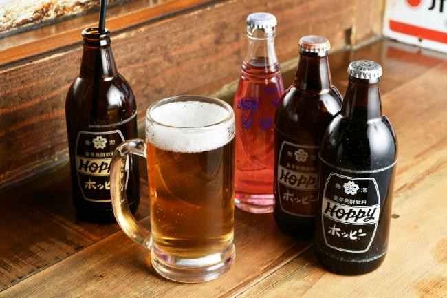 やきとりとの相性抜群「ホッピーセット」の写真