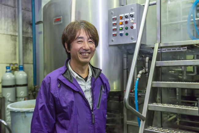 社長のビールへの強いこだわりの画像