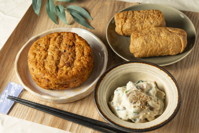 豆腐や大豆を活かしたお惣菜も販売の画像