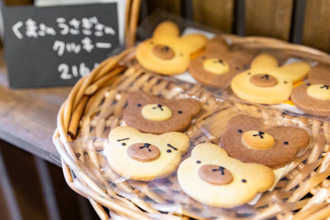 クッキーはくまとウサギが大人気の画像