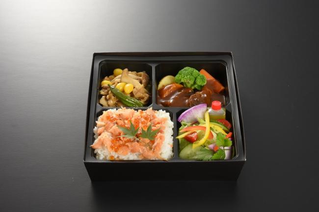 秋冬のお肉弁当の画像