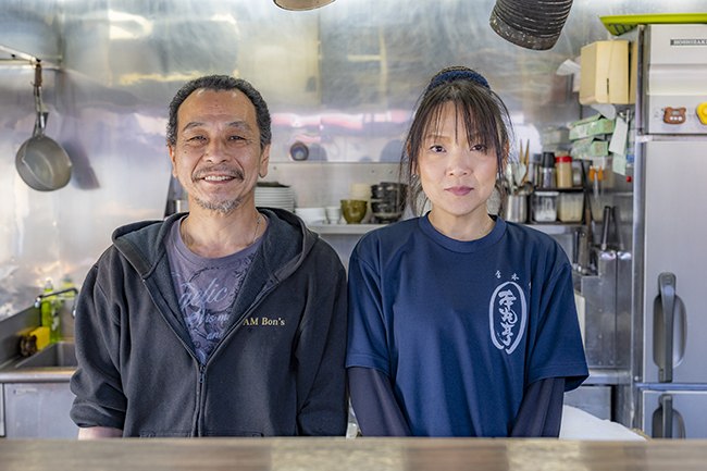 ラーメーン店では珍しいサービスの写真