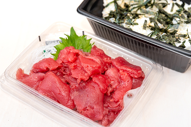 相堀がお届けする新鮮な「鉄火丼」の写真