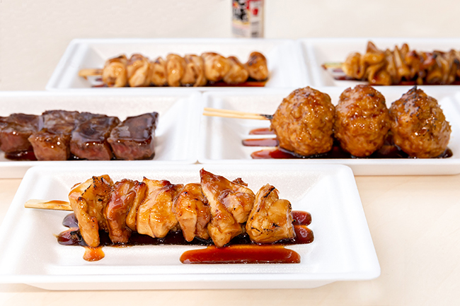 牛肉の高橋がつくるこだわりの串焼きの写真