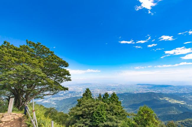 山頂からの眺望の写真