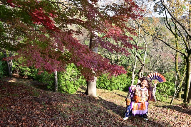 秋・紅葉[？？]飯山白山森林公園での写真