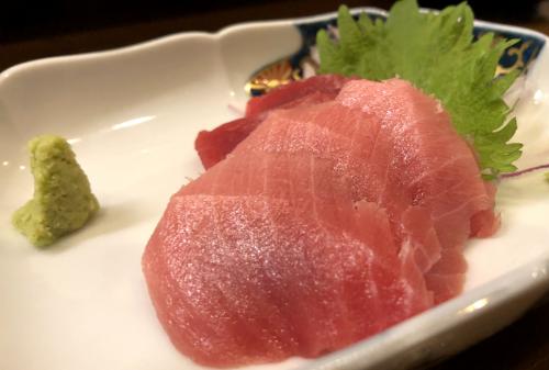 本まぐろの刺身