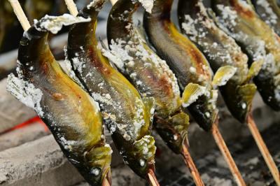 アユ塩焼きの写真