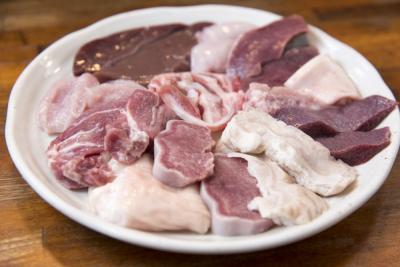 豚ホルモンの写真