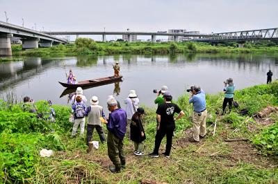 風景写真教室の撮影風景の写真