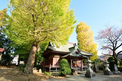 荻野神社の紅葉の写真