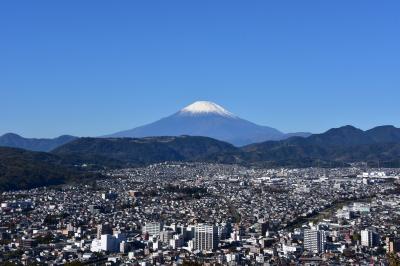 弘法山公園からの富士山の写真