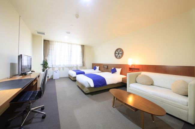 HOTEL TOHKAIのツインルーム客室の写真
