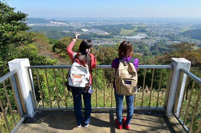 白山展望台からの景色